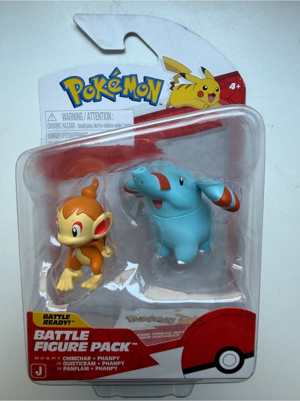 Pokémon Battle Figure Pack — Chimchar & Phanpy